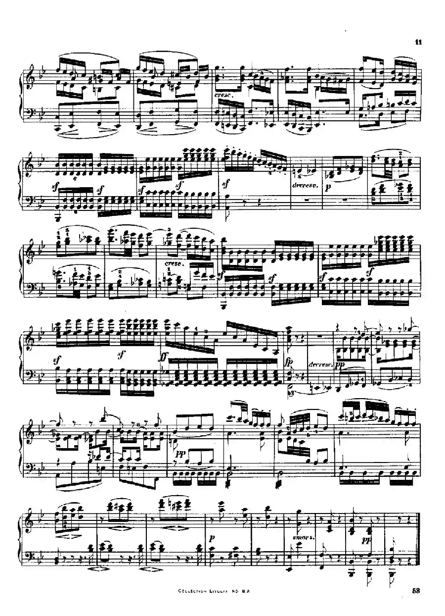 String Quartet No.3 in D Major Op.18-3（D大调第三弦乐四重奏·钢琴独奏版）