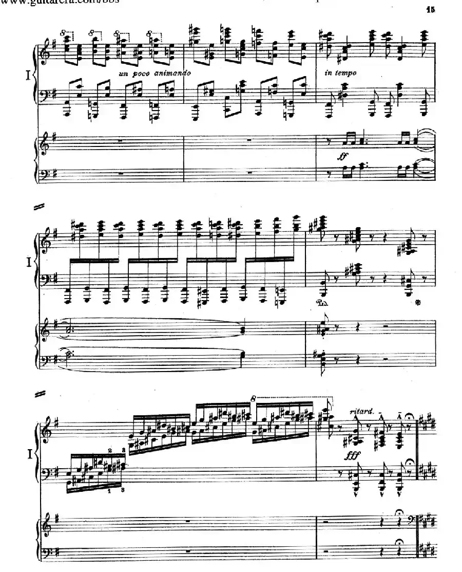 Piano Concerto in E Major Op.59（E大调钢琴协奏曲·双钢琴·第一乐章）