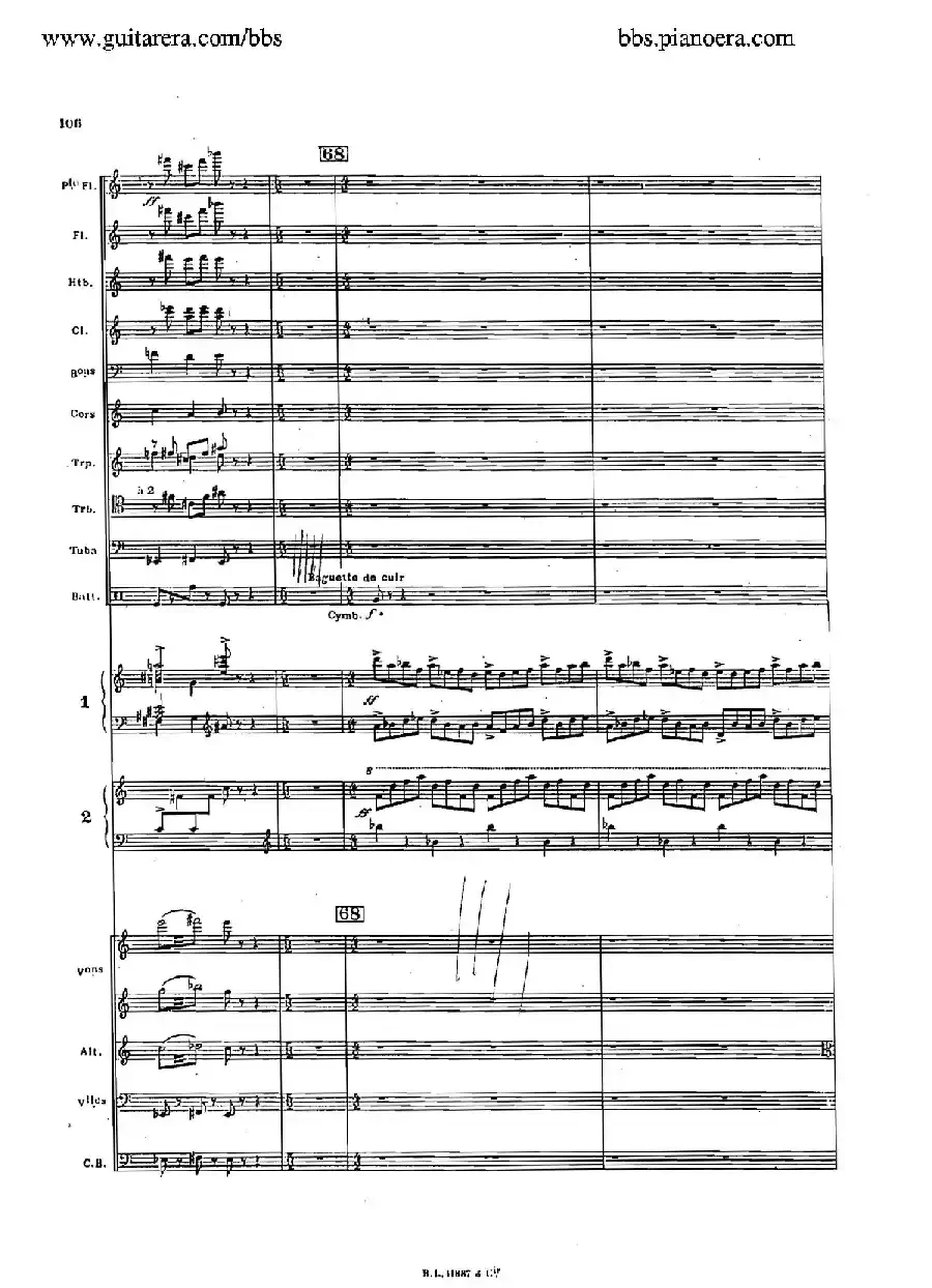 Concerto for 2 Pianos in d Minor（d小调双钢琴协奏曲·总谱）