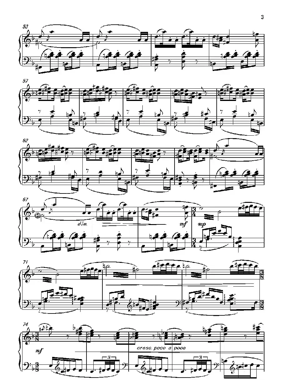 第三钢琴奏鸣曲“四季”PianoSonata the four seasons No.3