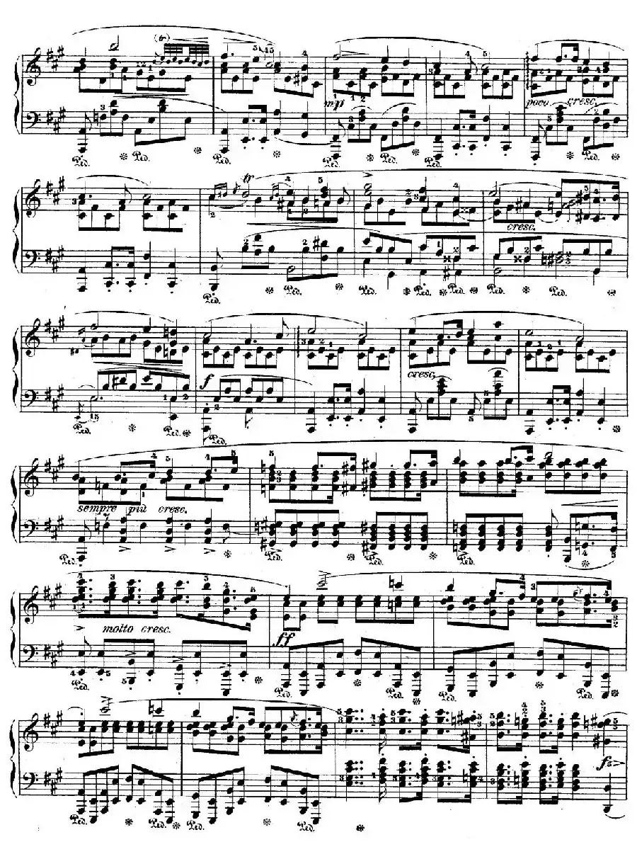 Allegro de Concerto Op.46（A大调音乐会快板）