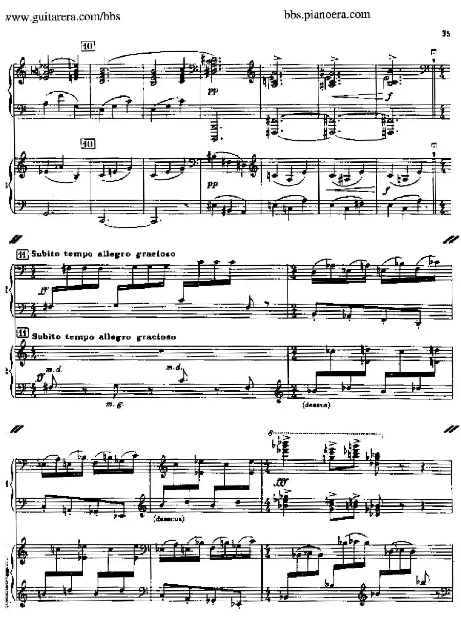 Sonata for Two Pianos（双钢琴奏鸣曲）