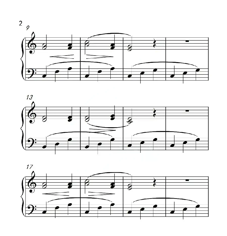 第四级B组 洋娃娃的梦(中国音乐学院钢琴考级作品1~6级)