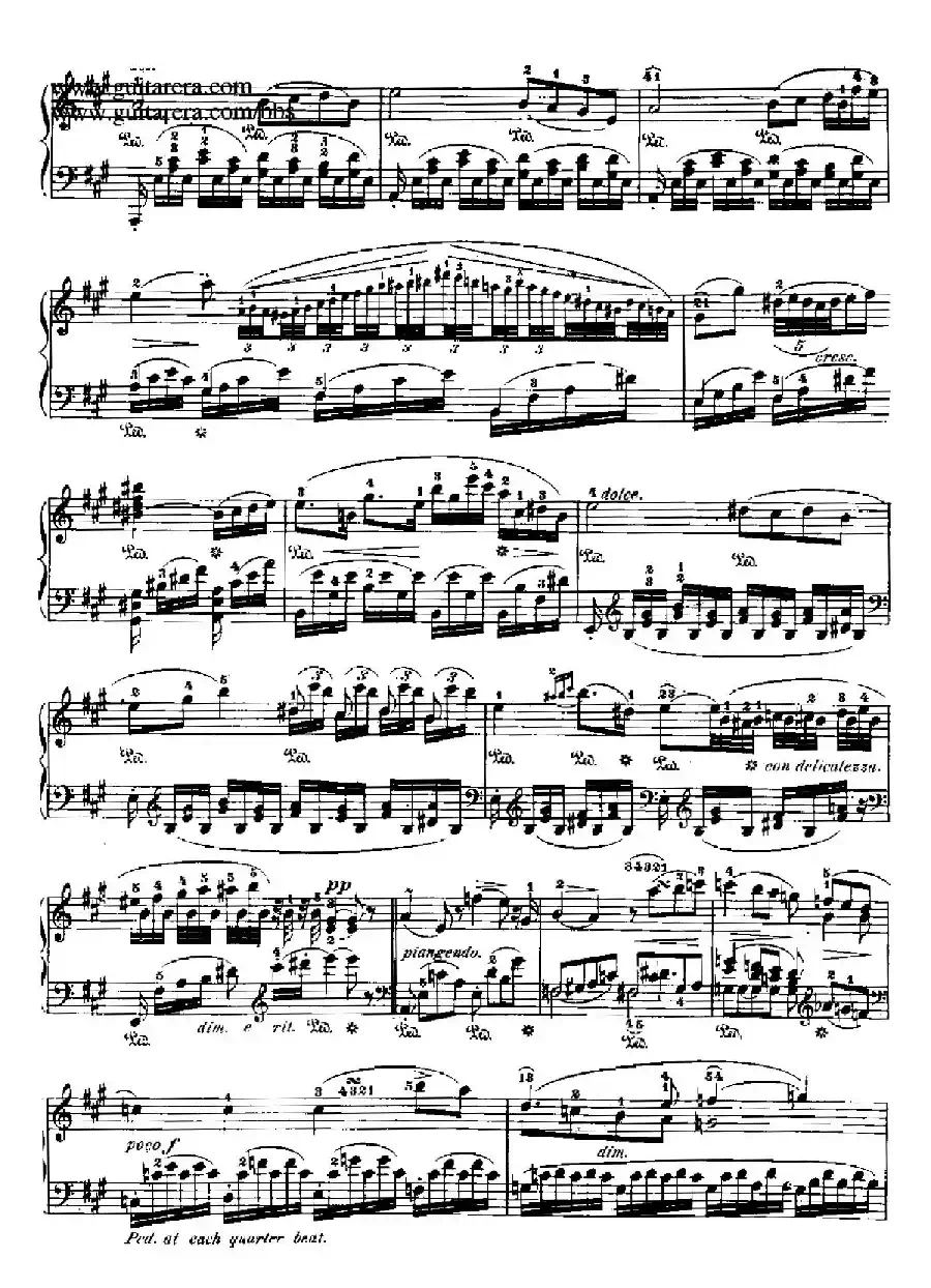 Nocturne No.4 in A Major （A大调第四号夜曲）