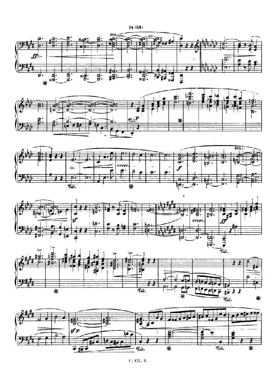 肖邦 钢琴谐谑曲 Chopin Scherzo（No.4  E大调，Op.54）