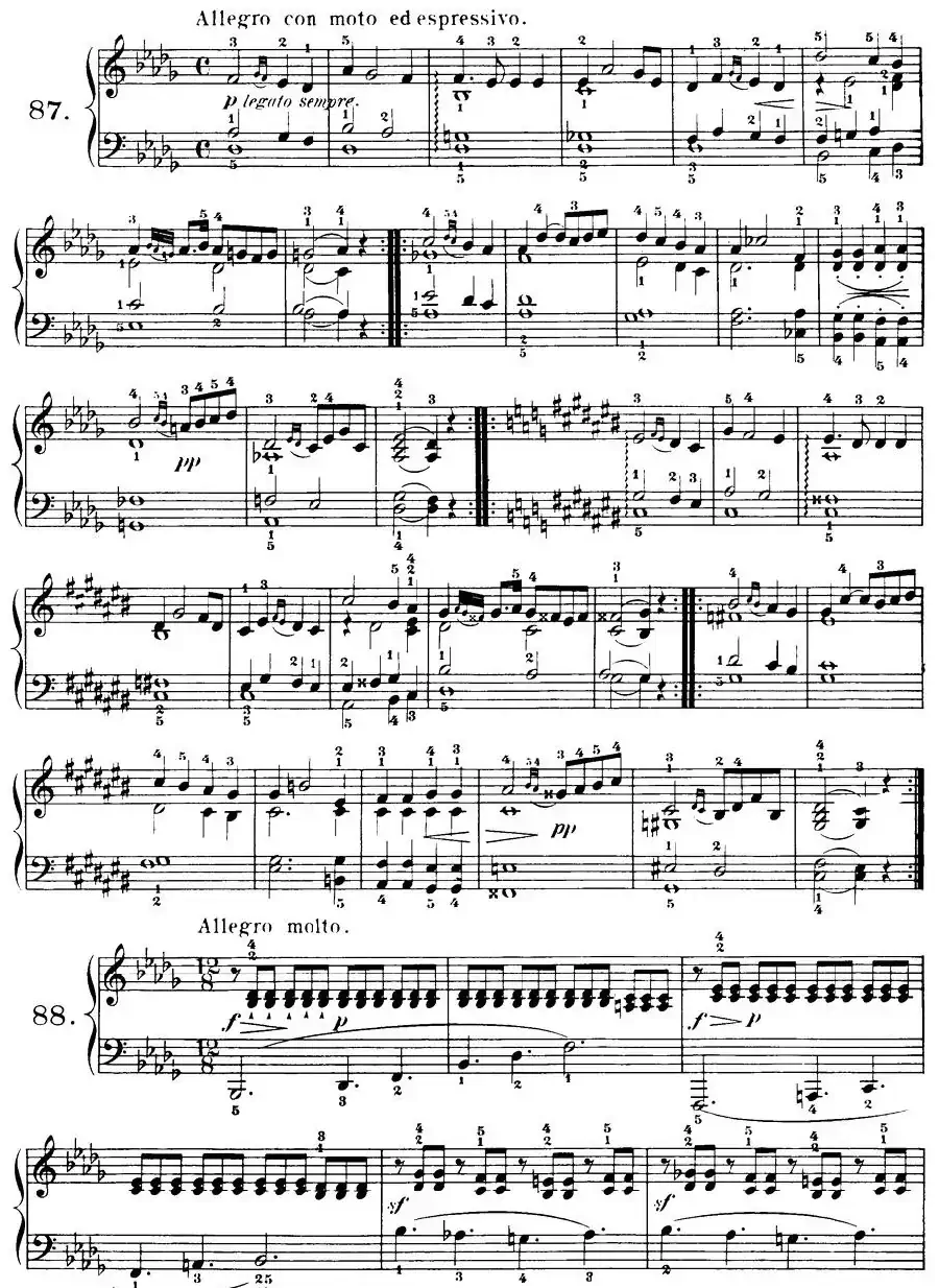 Czerny - 100 Progressive Studies Op.139（84—90）