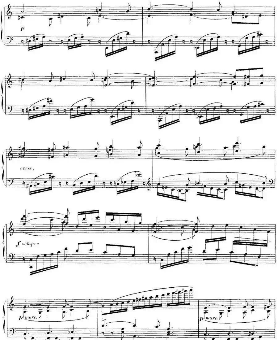 福雷13首船歌：Barcarolle No·9 in A min, Op·101