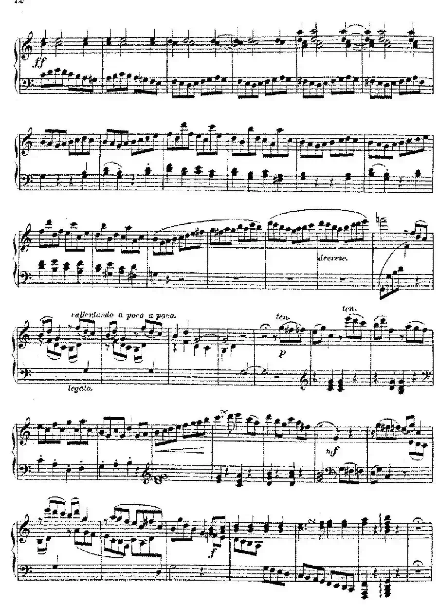 Piano Sonata No.4 in C Major Op.38（C大调第四钢琴奏鸣曲）