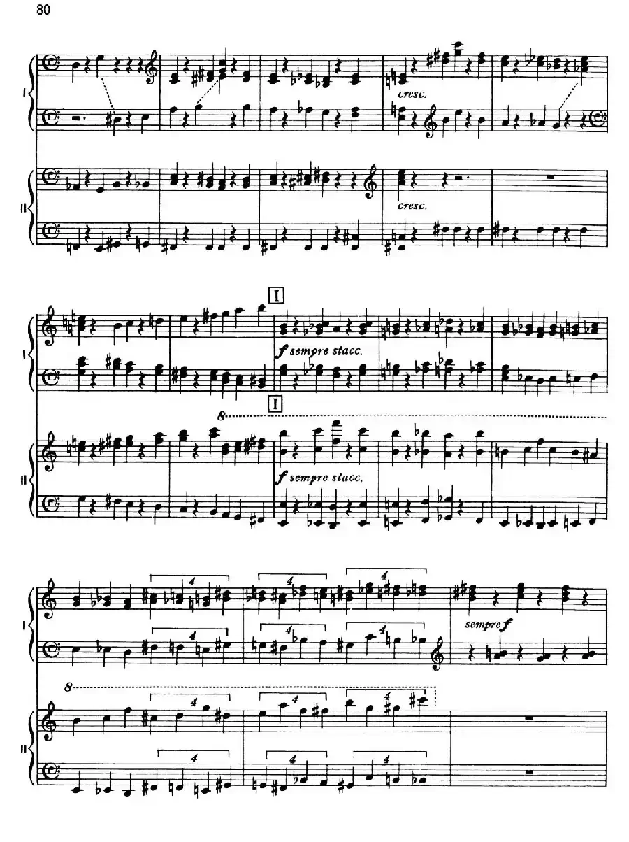 The Planets Op.32（双钢琴）（行星·第六乐章 天王星—魔术师）