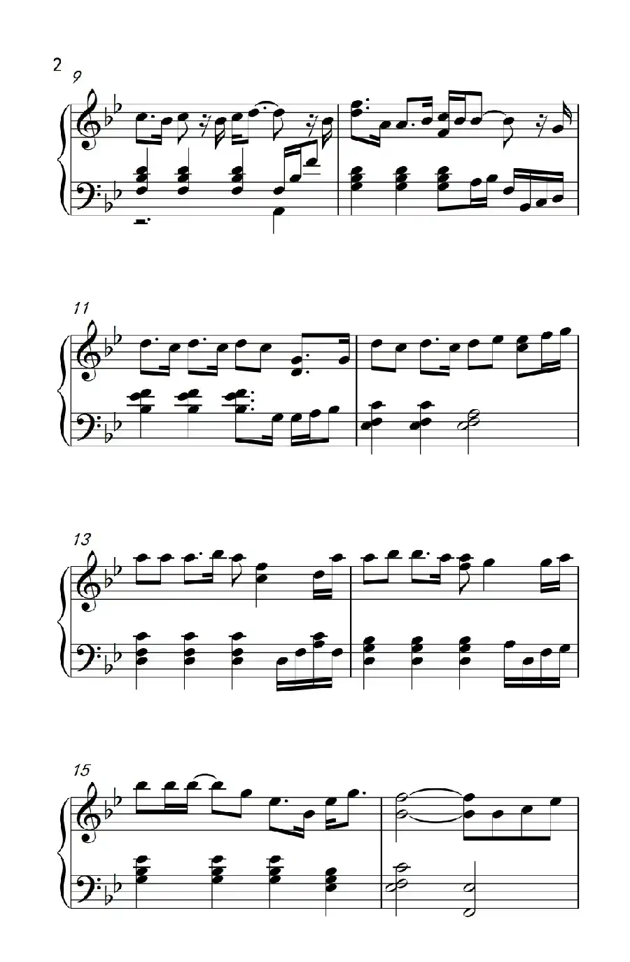 如果你也听说(《弹吧音教》制谱版)