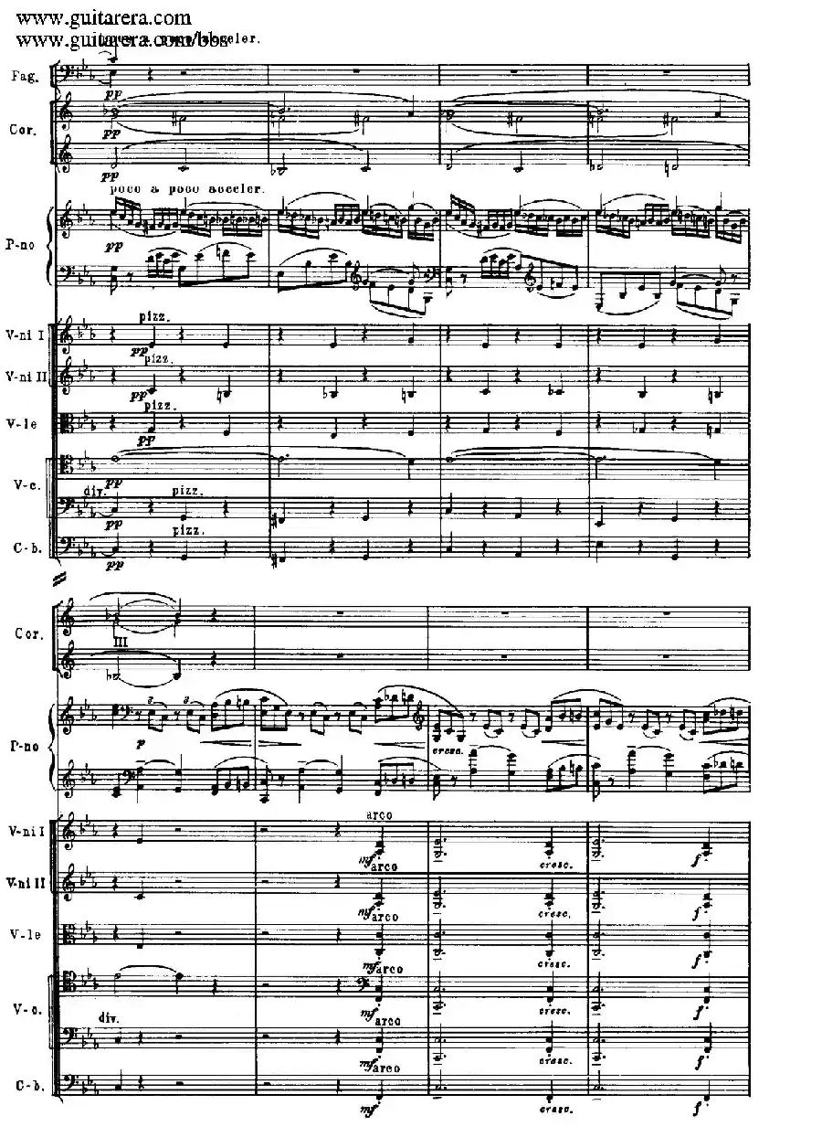 c小调第二钢琴协奏曲 Op.18（总谱·P37——45）