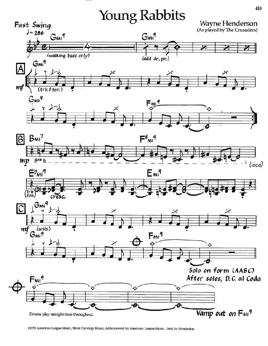 Young Rabbits（爵士钢琴曲）