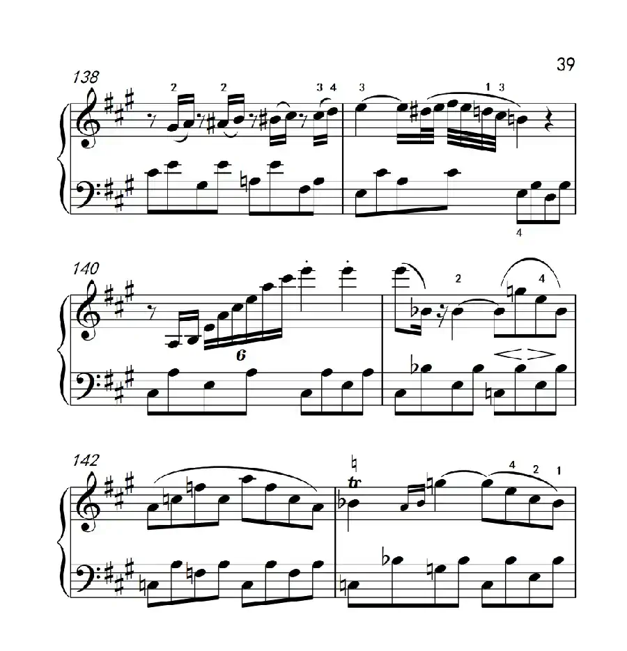 奏鸣曲 Opus 2 Nr.2 第四乐章(贝多芬奏鸣曲集 1)