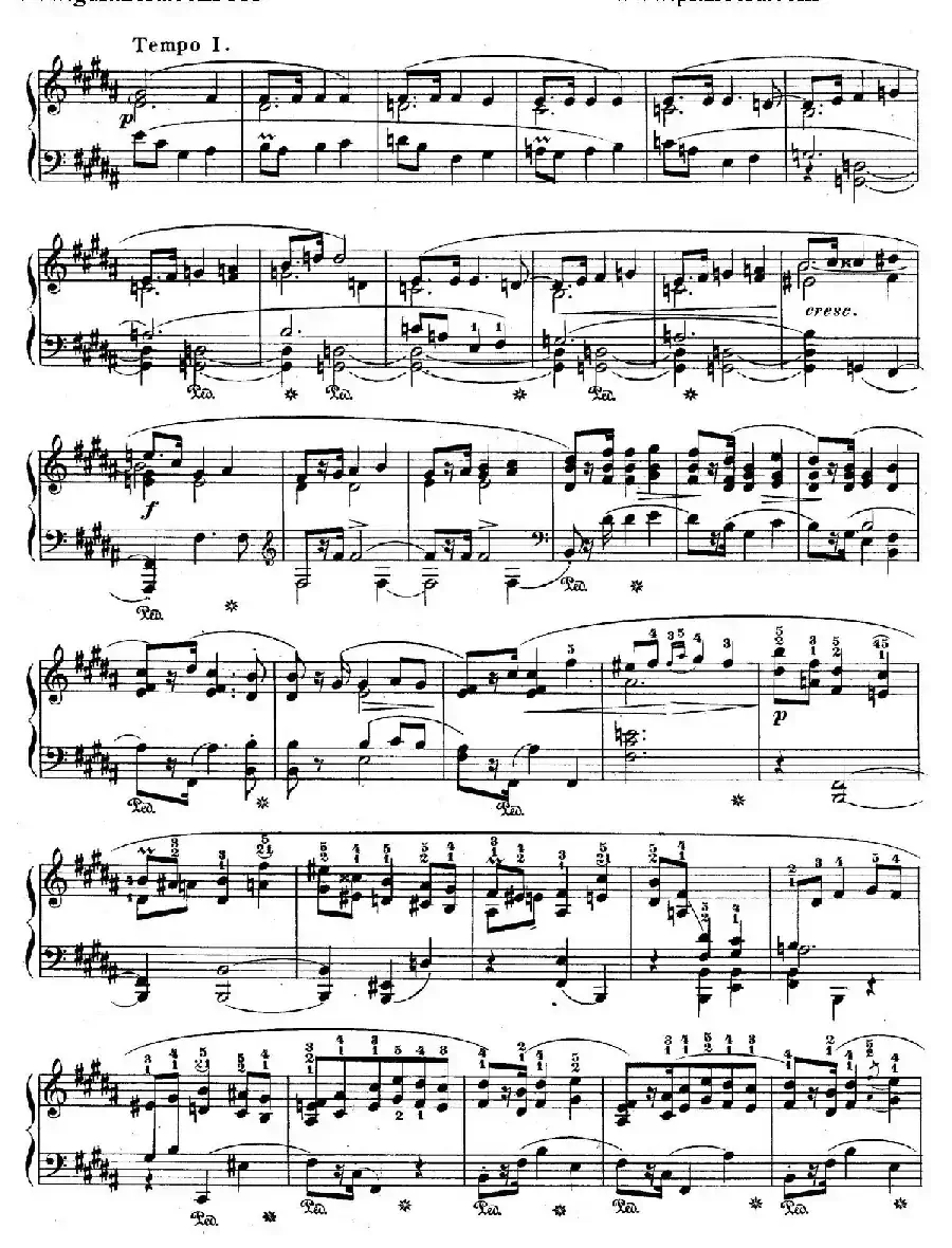 Trois Mazurkas Op.56（3首玛祖卡舞曲·1）