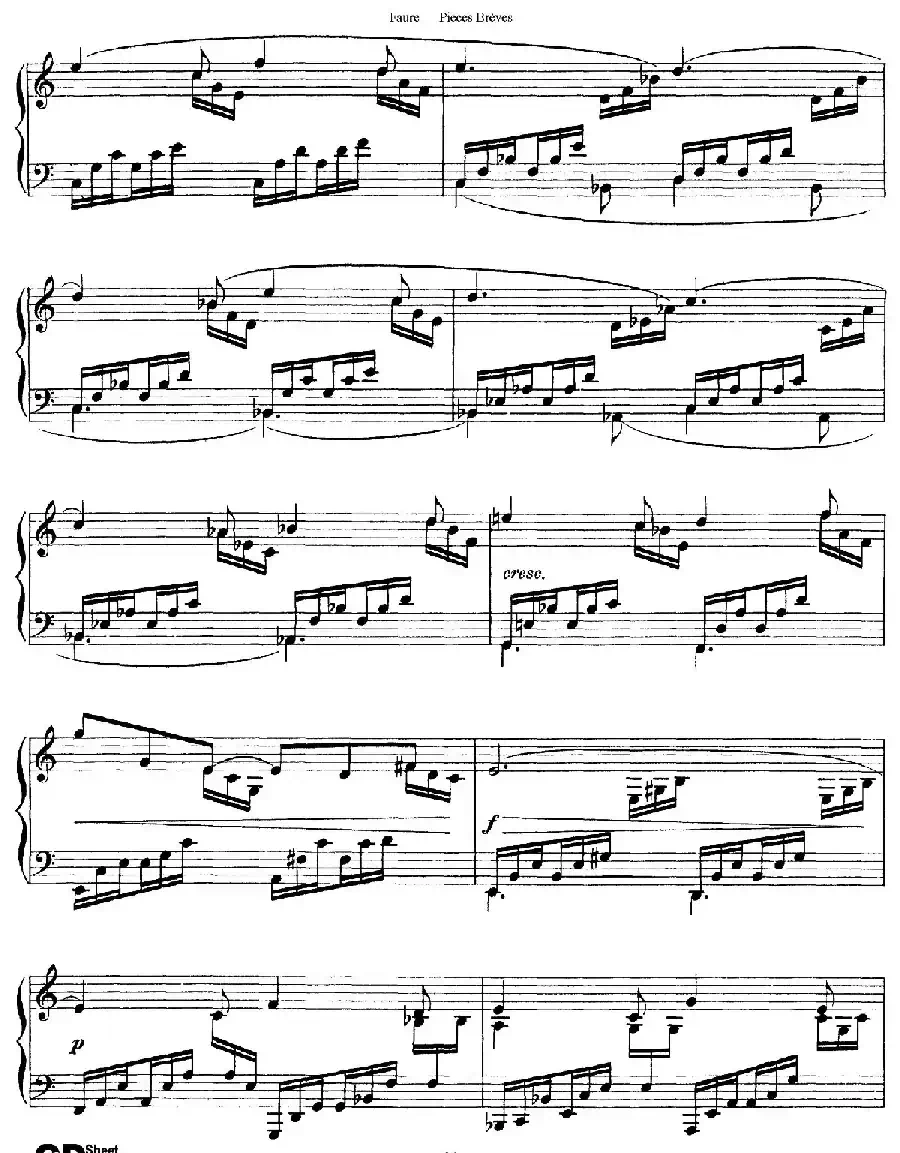 Pieces Breves Op.84（Ⅶ）