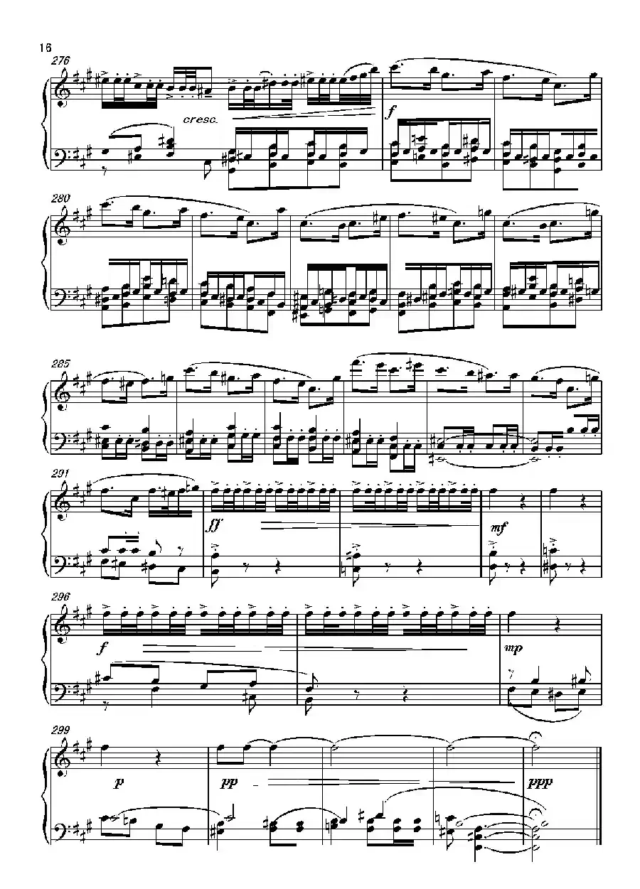 第六钢琴奏鸣曲Piano Sonata No.6（单乐章）