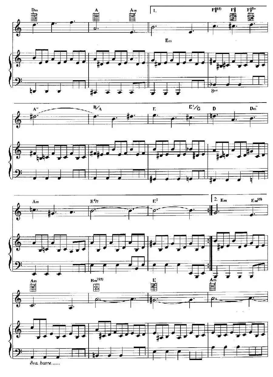 电影配乐大师莫瑞康最佳20首钢琴谱（Best of Ennio Morricone·16）