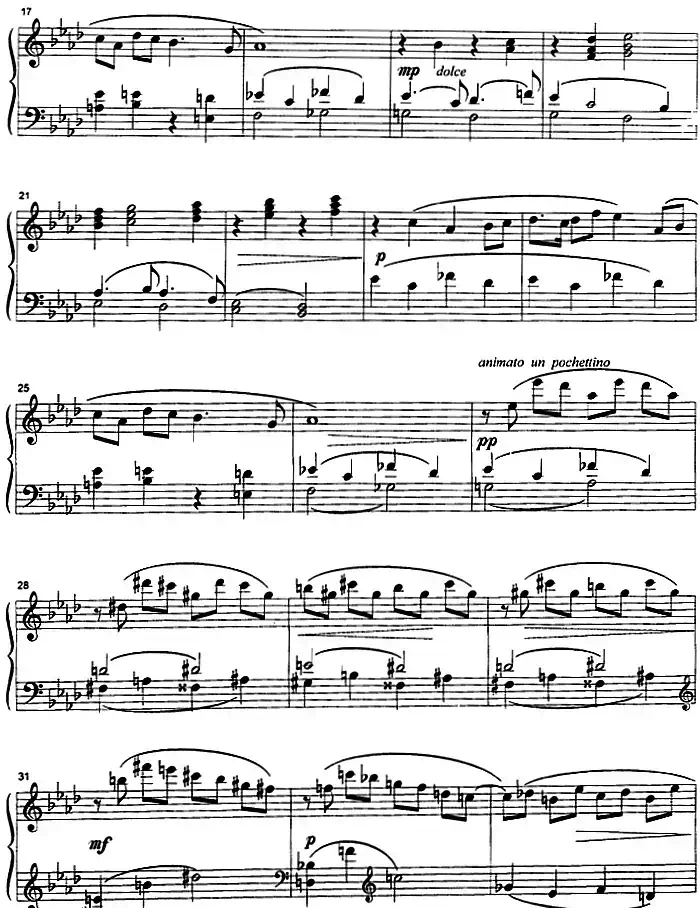 钢琴上的福斯特(钢琴独奏曲4首)