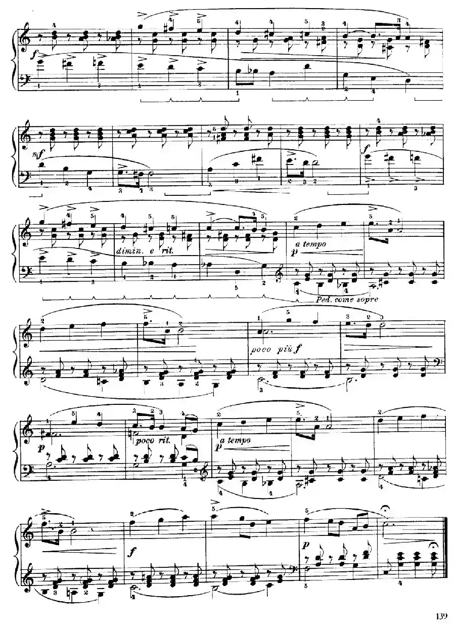 Album for the Young Op.39（儿童钢琴曲集）（21. 甜蜜的梦 Sweet Reverie）