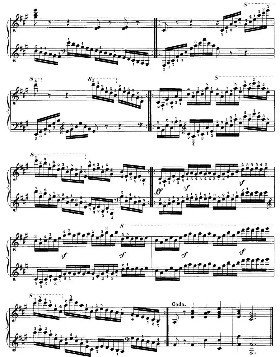 Czerny - 40 Daily Exerci Op.337（11—15）（40首日常训练曲）