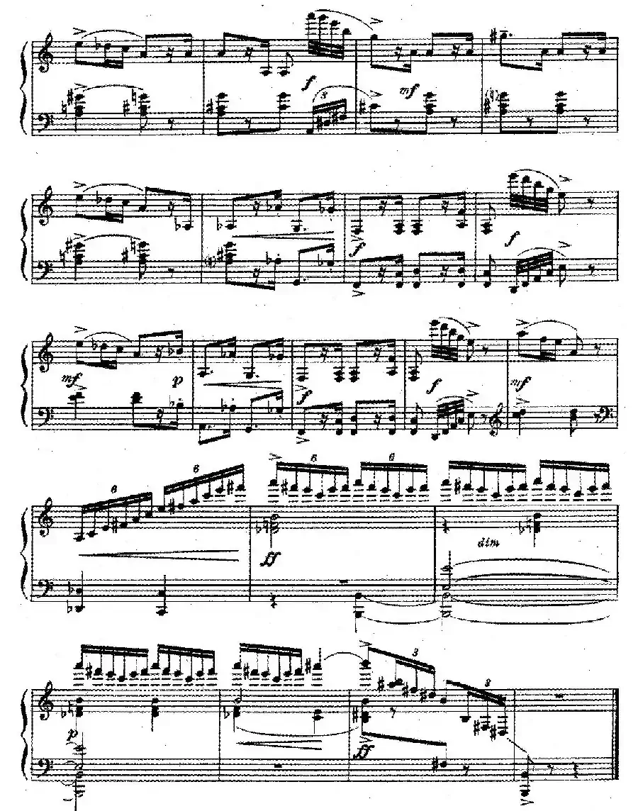 Ten Pieces from Cinderella Op.97（10首小品 - 选自舞剧《灰姑娘》·5）