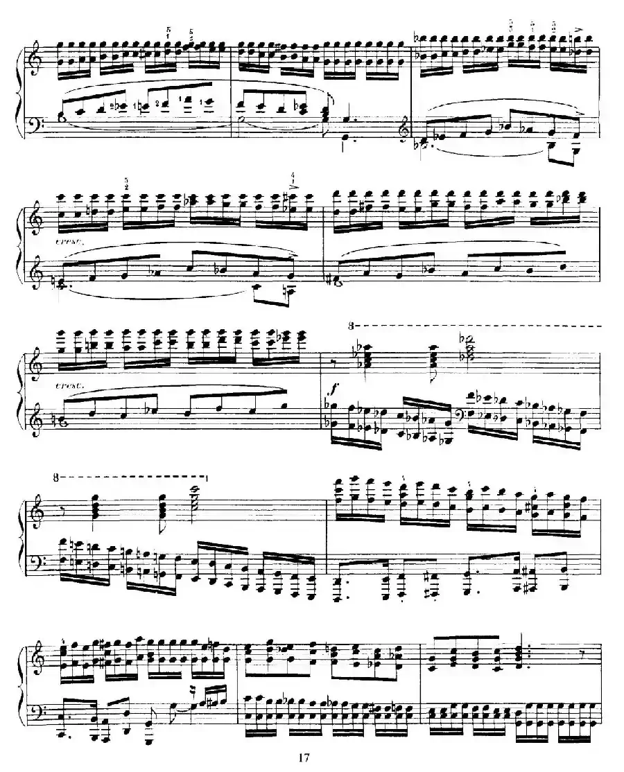15 Etudes de Vortuosite Op.72（15首辉煌练习曲·4）