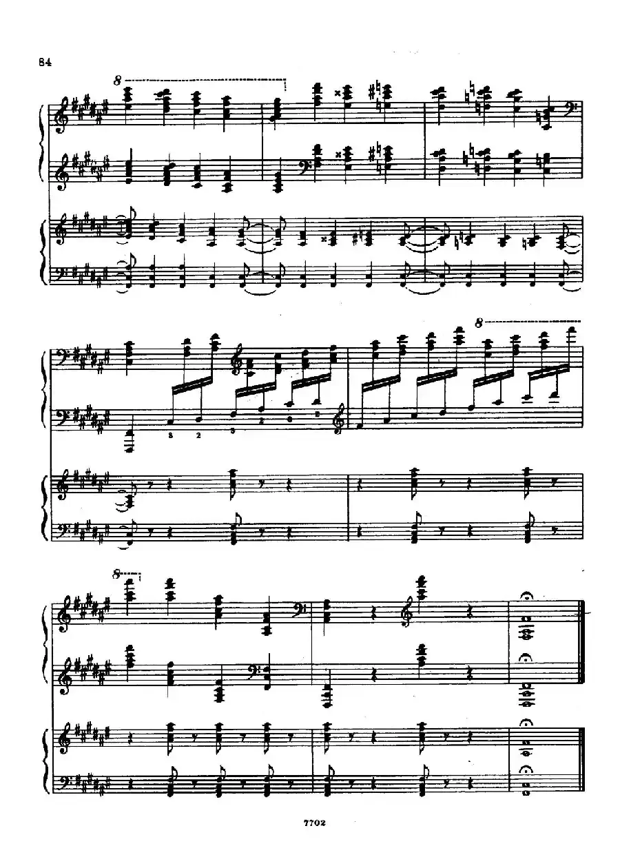 升f小调第一钢琴协奏曲 Op.1（双钢琴版）