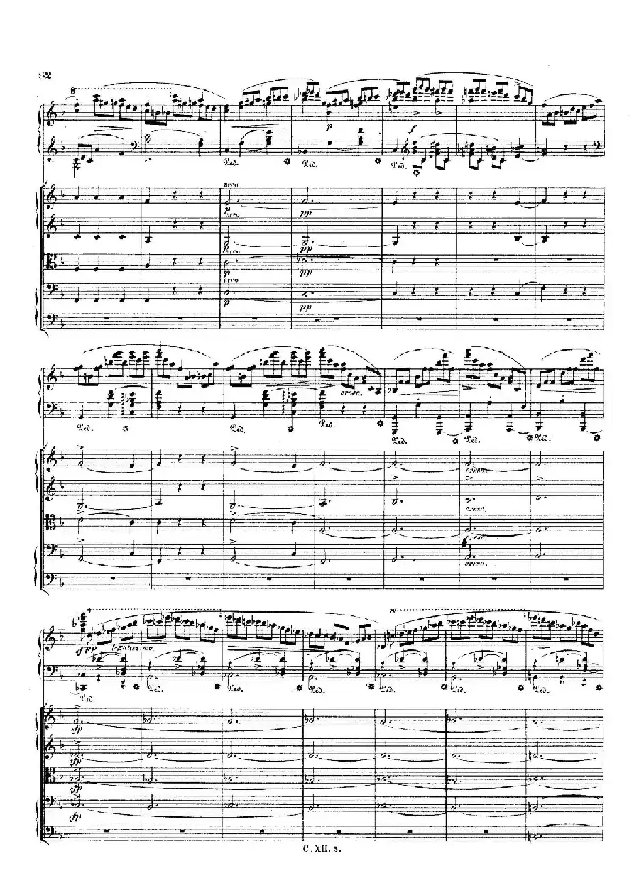 Piano Concerto No.2 in f Minor Op.21（f小调第二钢琴协奏曲·总谱）