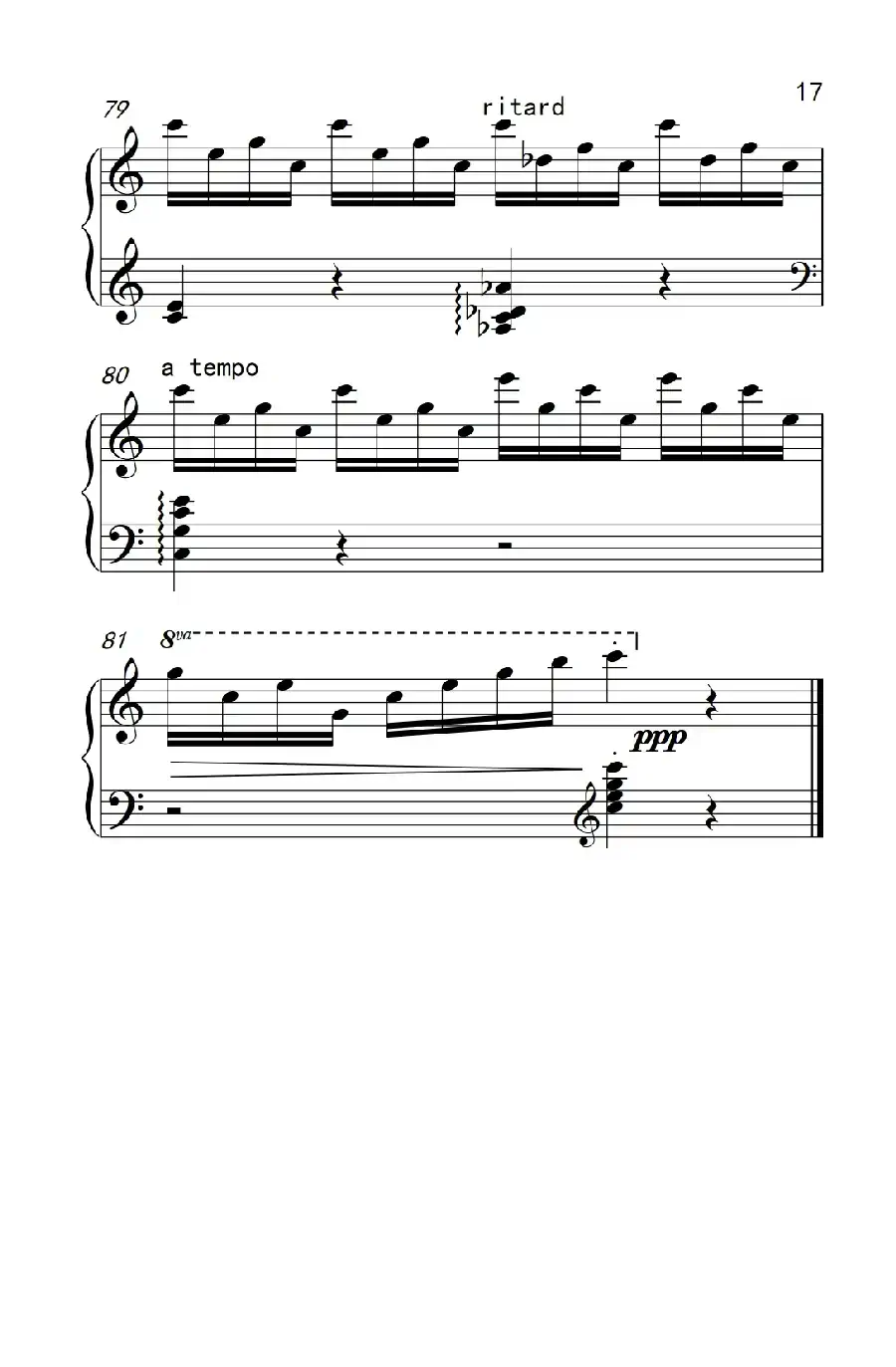 第九级1.前奏曲 Op.12 No.7（中央音乐学院 钢琴（业余）考级教程 7-9级）