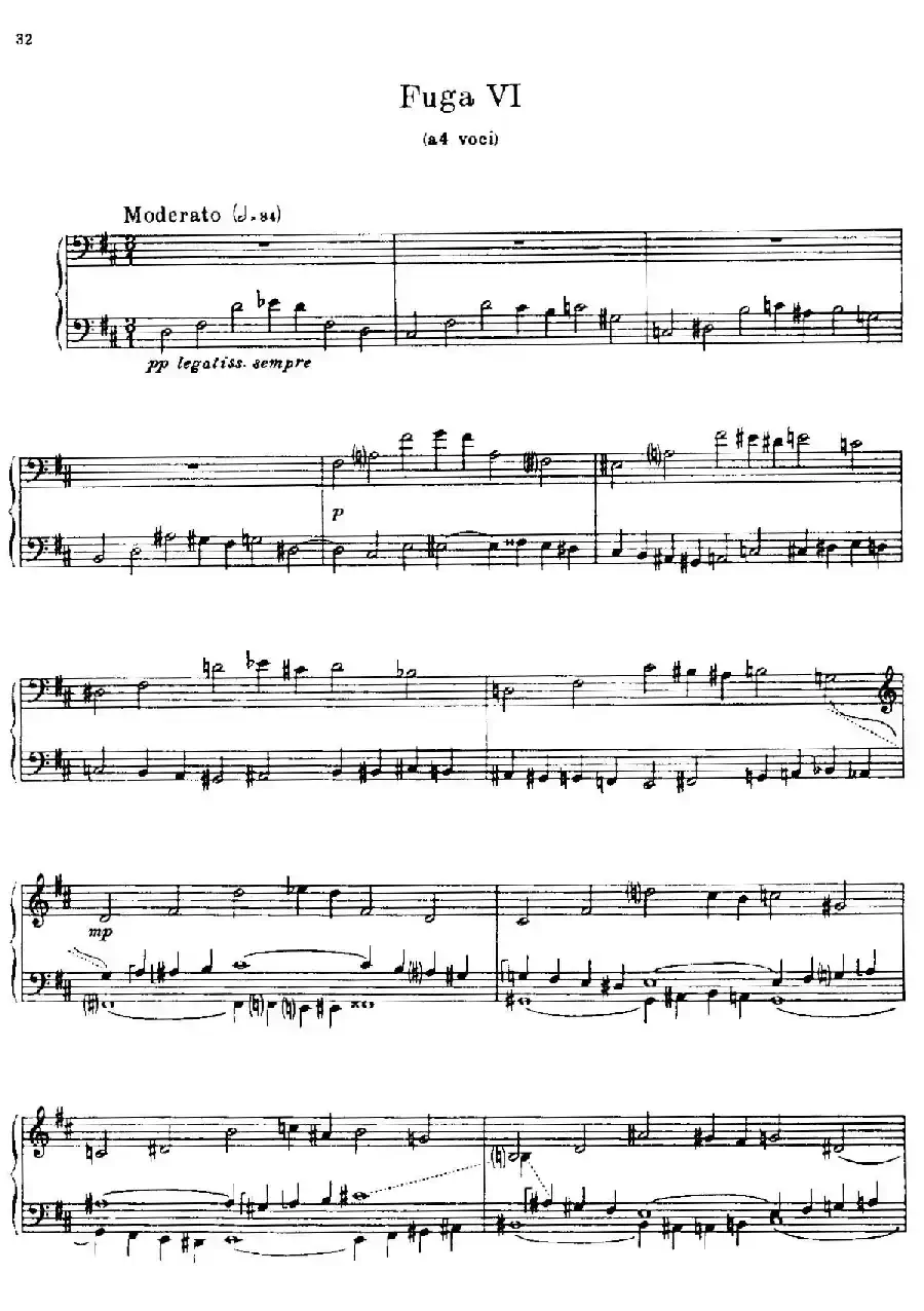 24 Preludes and Fugues Part.1 Op.45（24首前奏曲与赋格·第一部分·6）