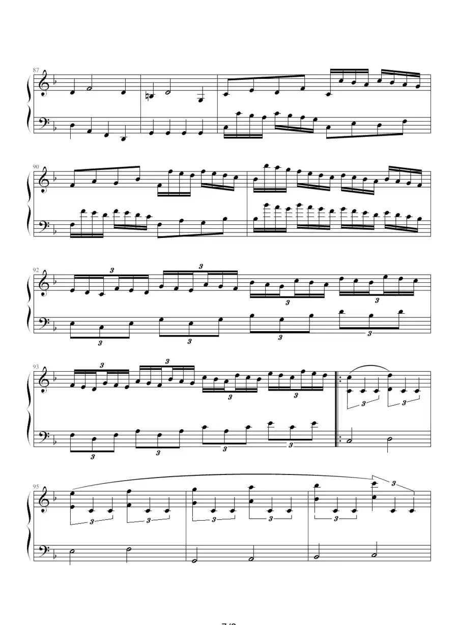 C大调奏鸣曲(曹博来作曲版)