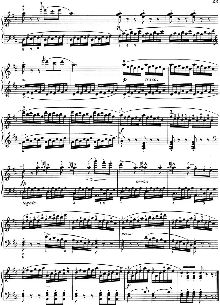 25首车尔尼Op.748练习曲（NO.13）