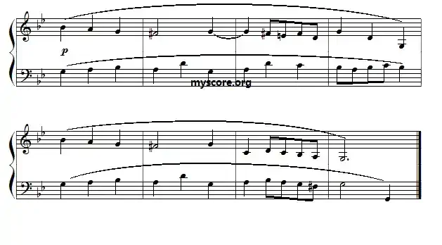 巴赫初级钢琴曲之三：小步舞曲