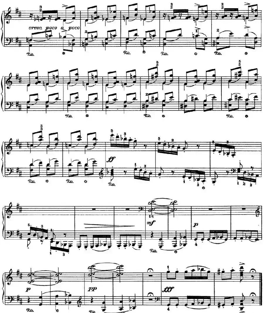 柴可夫斯基 四季 2月 狂欢节 D大调 Carnival D major