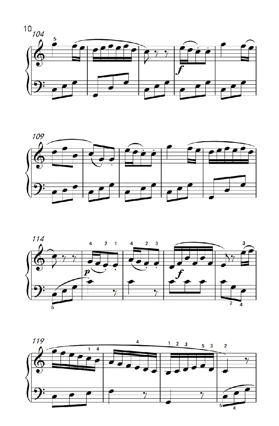 小奏鸣曲(老年大学 钢琴教程 3)