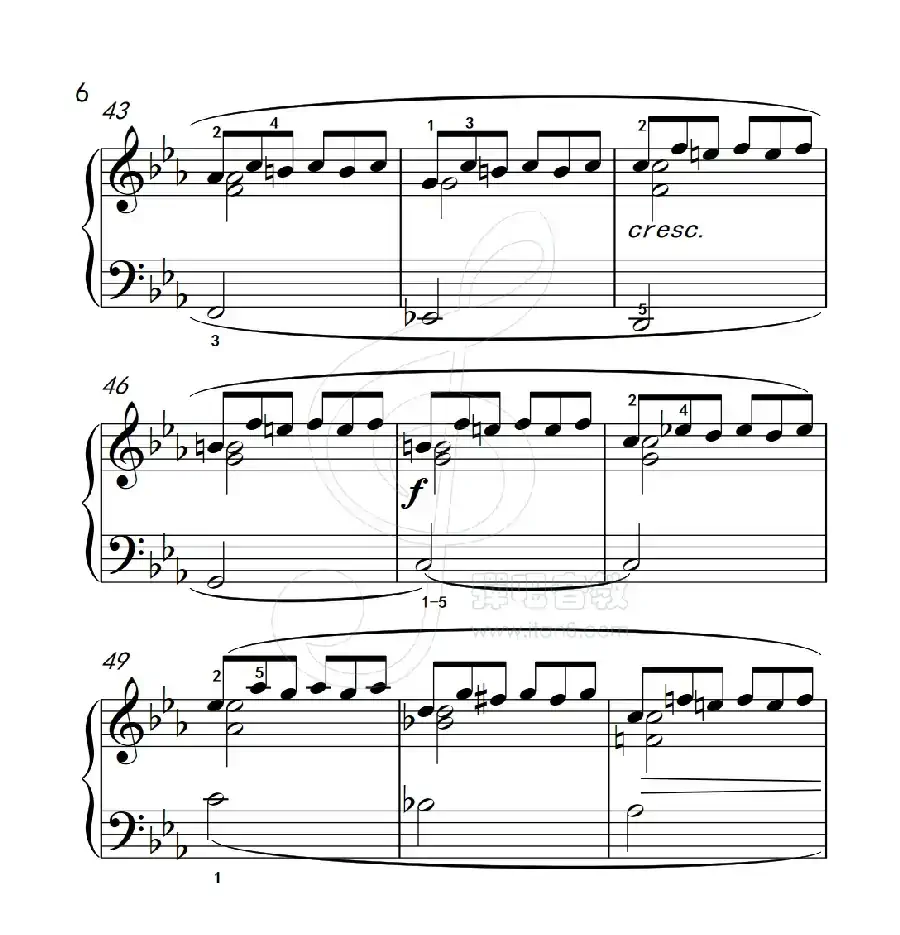 练习曲 11（克拉莫钢琴练习曲60首）