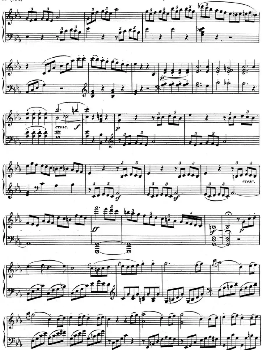 贝多芬钢琴奏鸣曲08 悲怆 C小调 Op.13 C minor