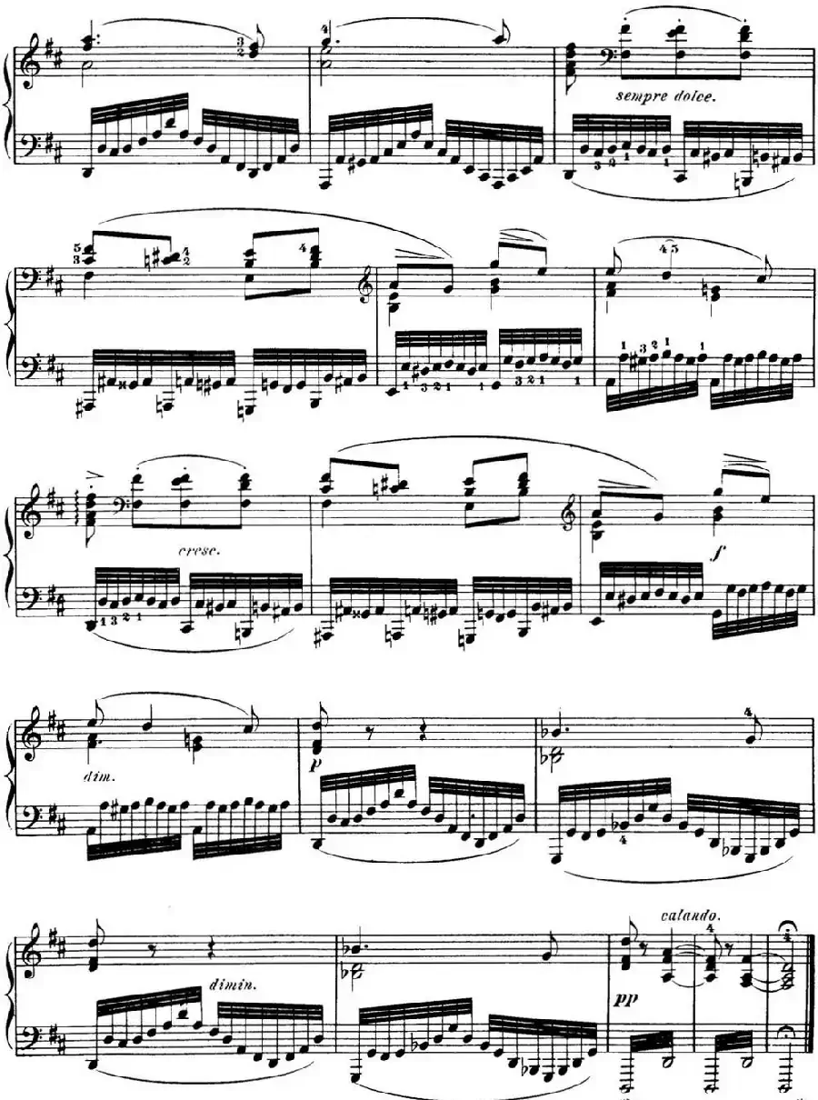 50首车尔尼Op.740钢琴手指灵巧技术练习曲（NO.12）