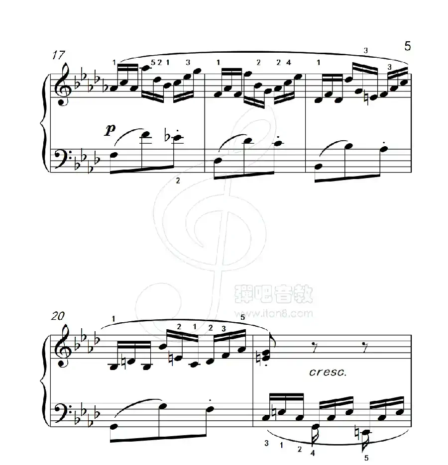 练习曲 57（克拉莫钢琴练习曲60首）