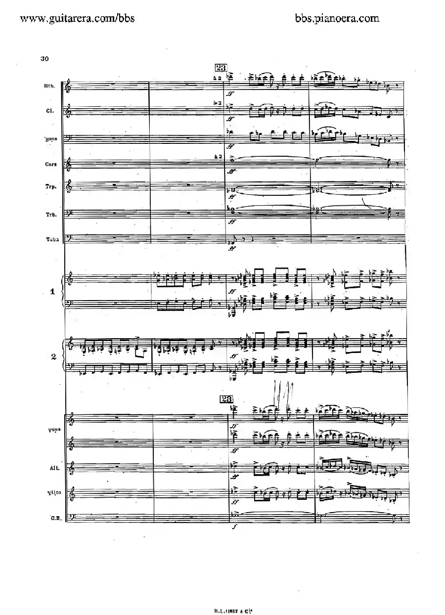Concerto for 2 Pianos in d Minor（d小调双钢琴协奏曲·总谱）