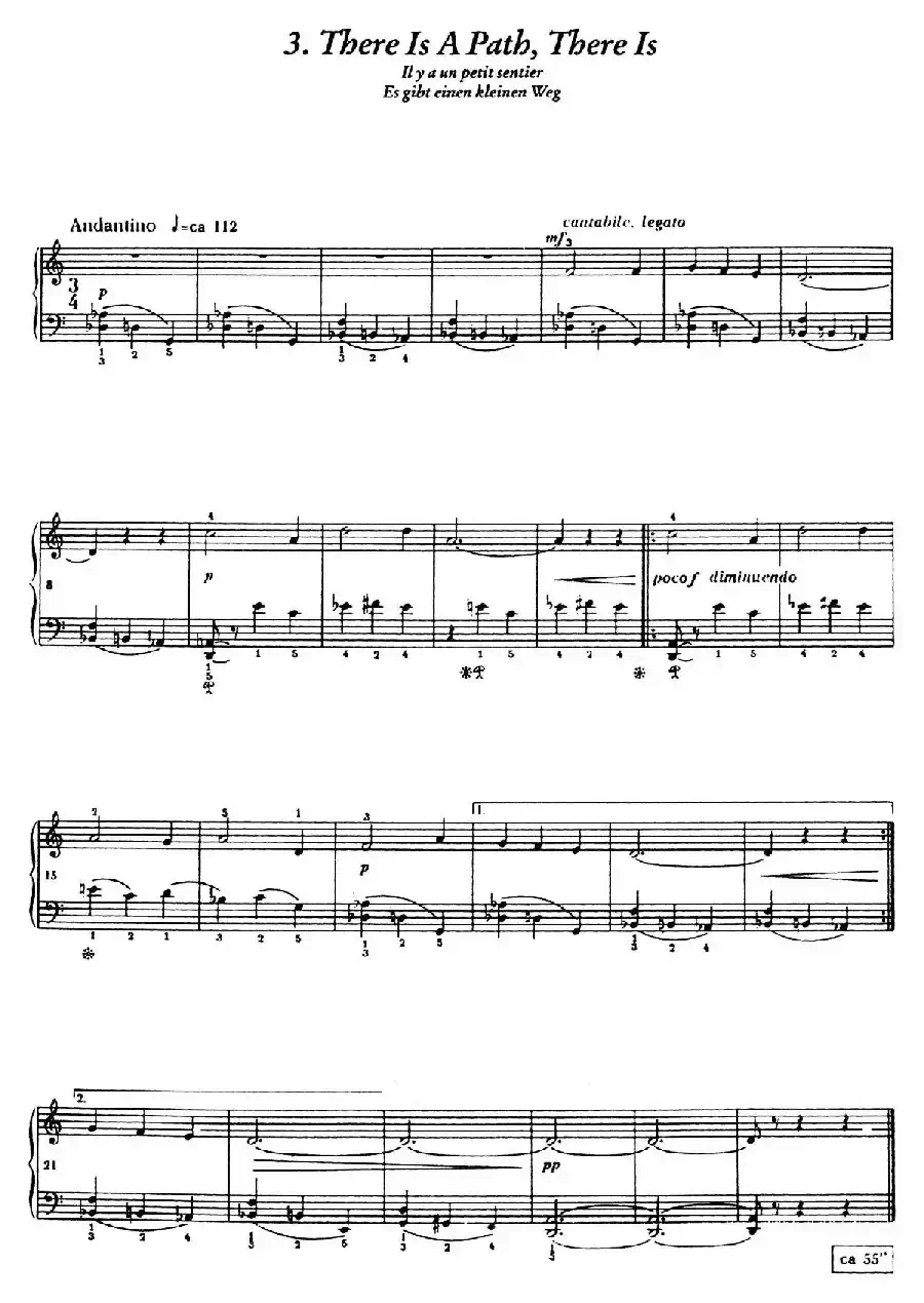 12 Folk Melodies（十二首民间曲调·3）