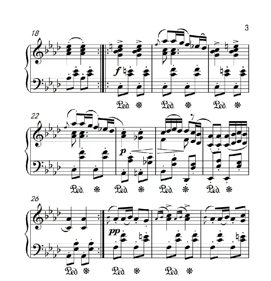 第六级 音乐瞬间（中国音乐学院钢琴考级作品1~6级）