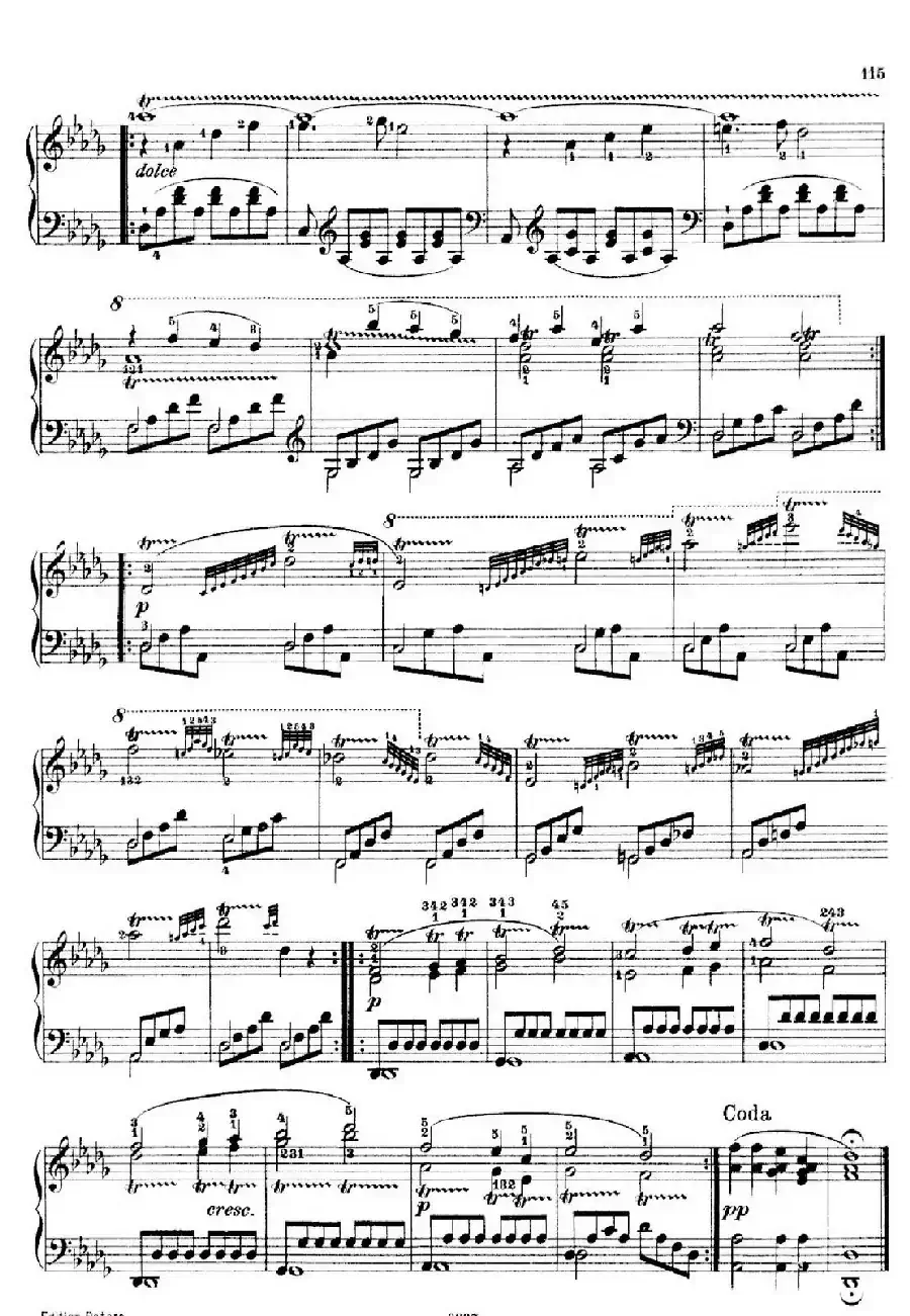 School of the Virtuoso Op.365（60首钢琴高级练习曲·49）