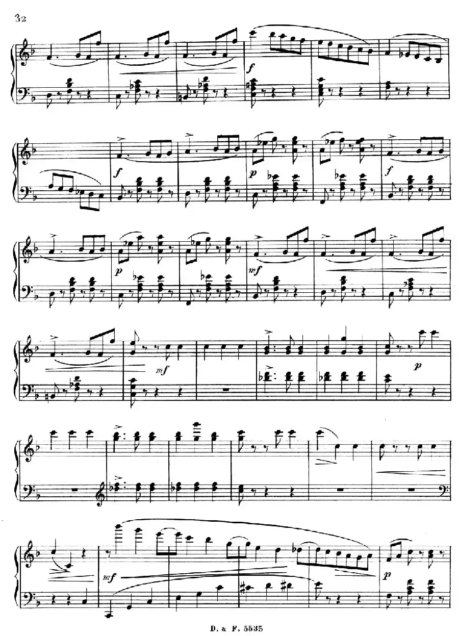 F大调第四圆舞曲 Valse No.4 （Op.90）
