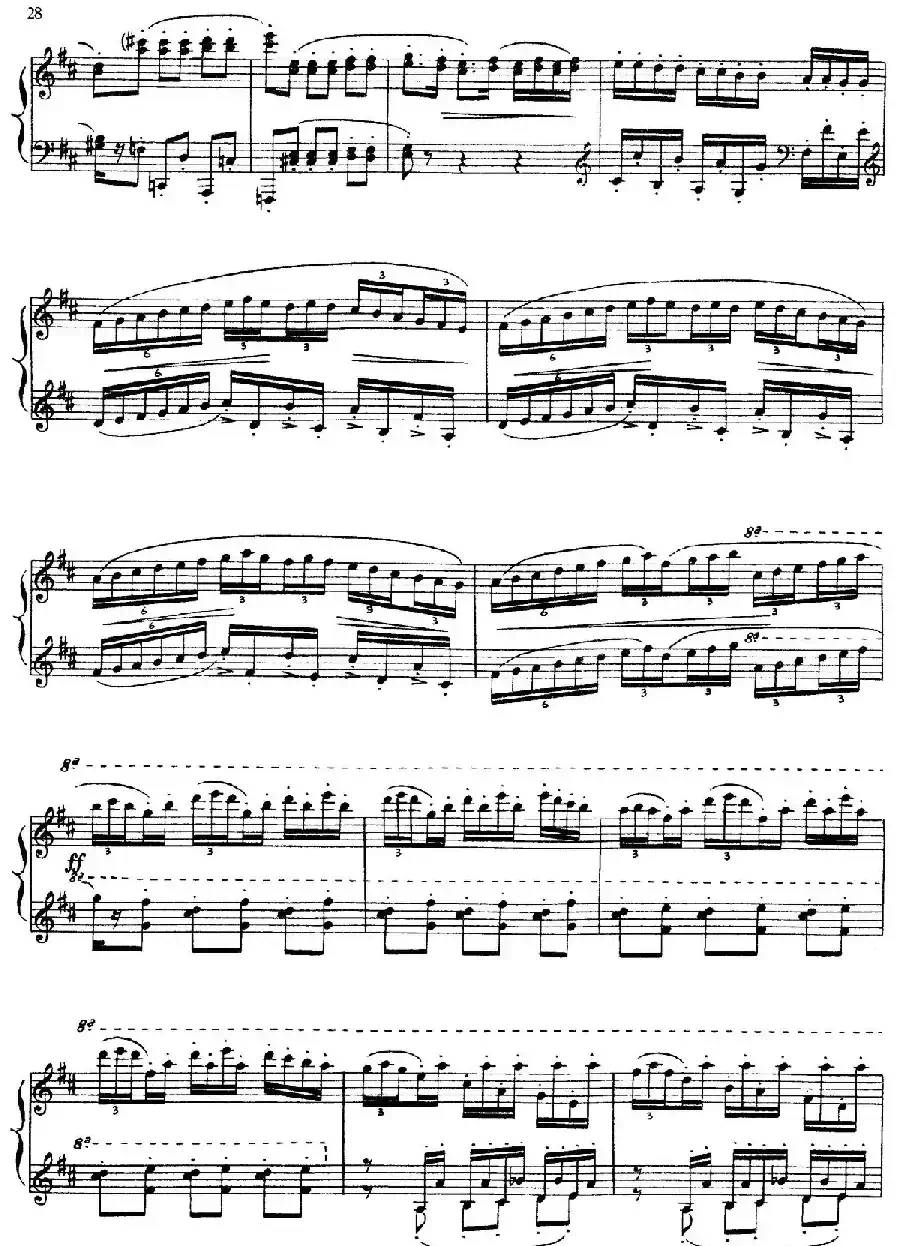 5首卡斯蒂利亚奏鸣曲（Ⅲ sonata en Re）