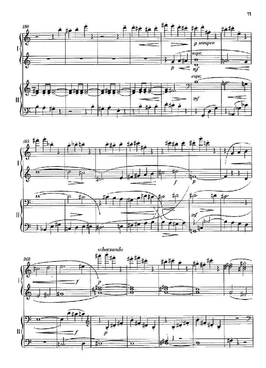 Vier Bagatellen Op.70（4首小品·Ⅰ·四手联弹）