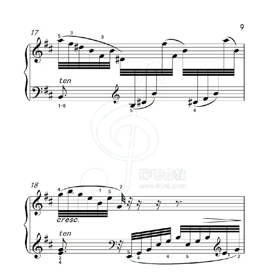 练习曲 17(克拉莫钢琴练习曲60首)