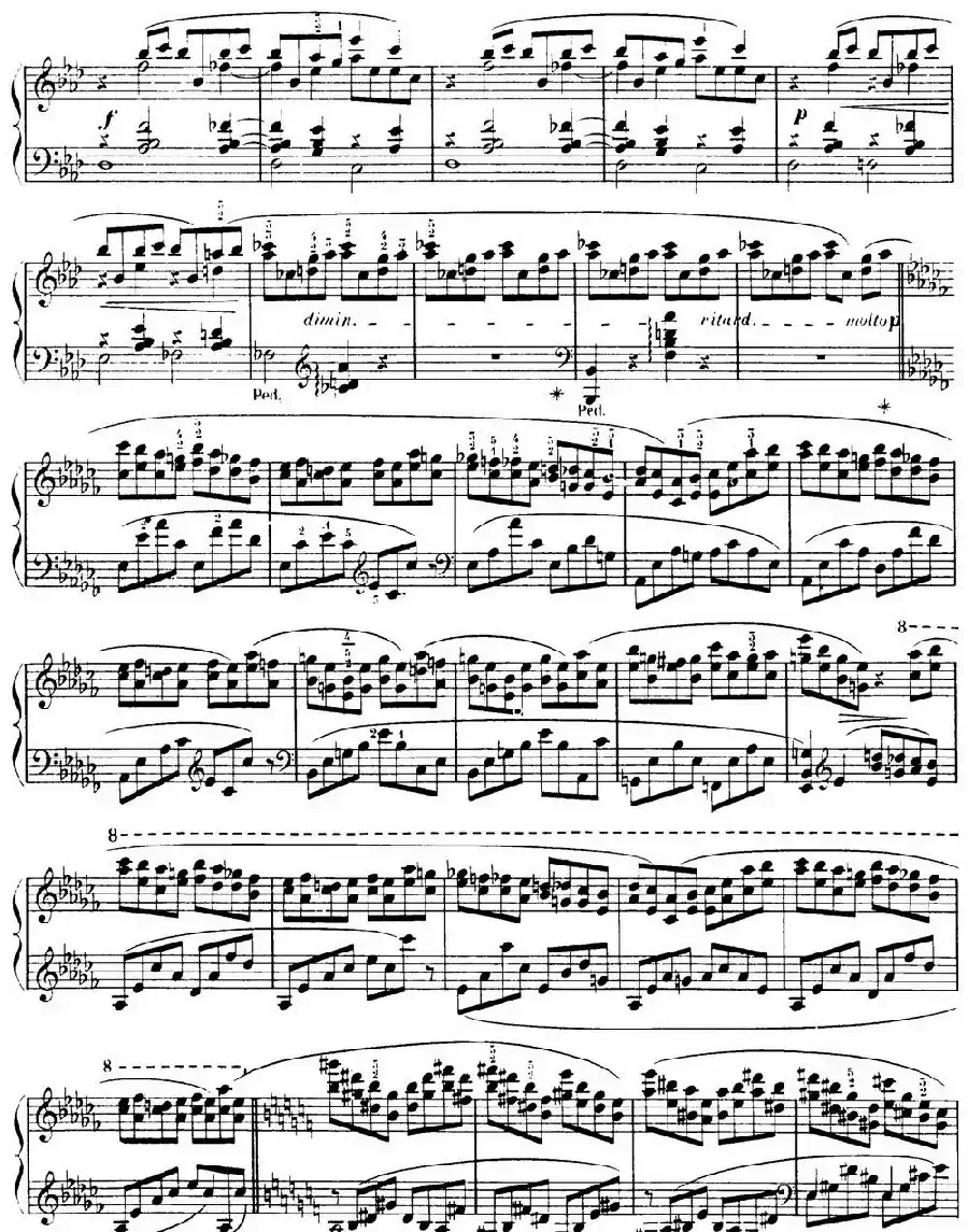15 Etudes de Virtuosité Op.72 No.13（十五首钢琴练习曲之十三）