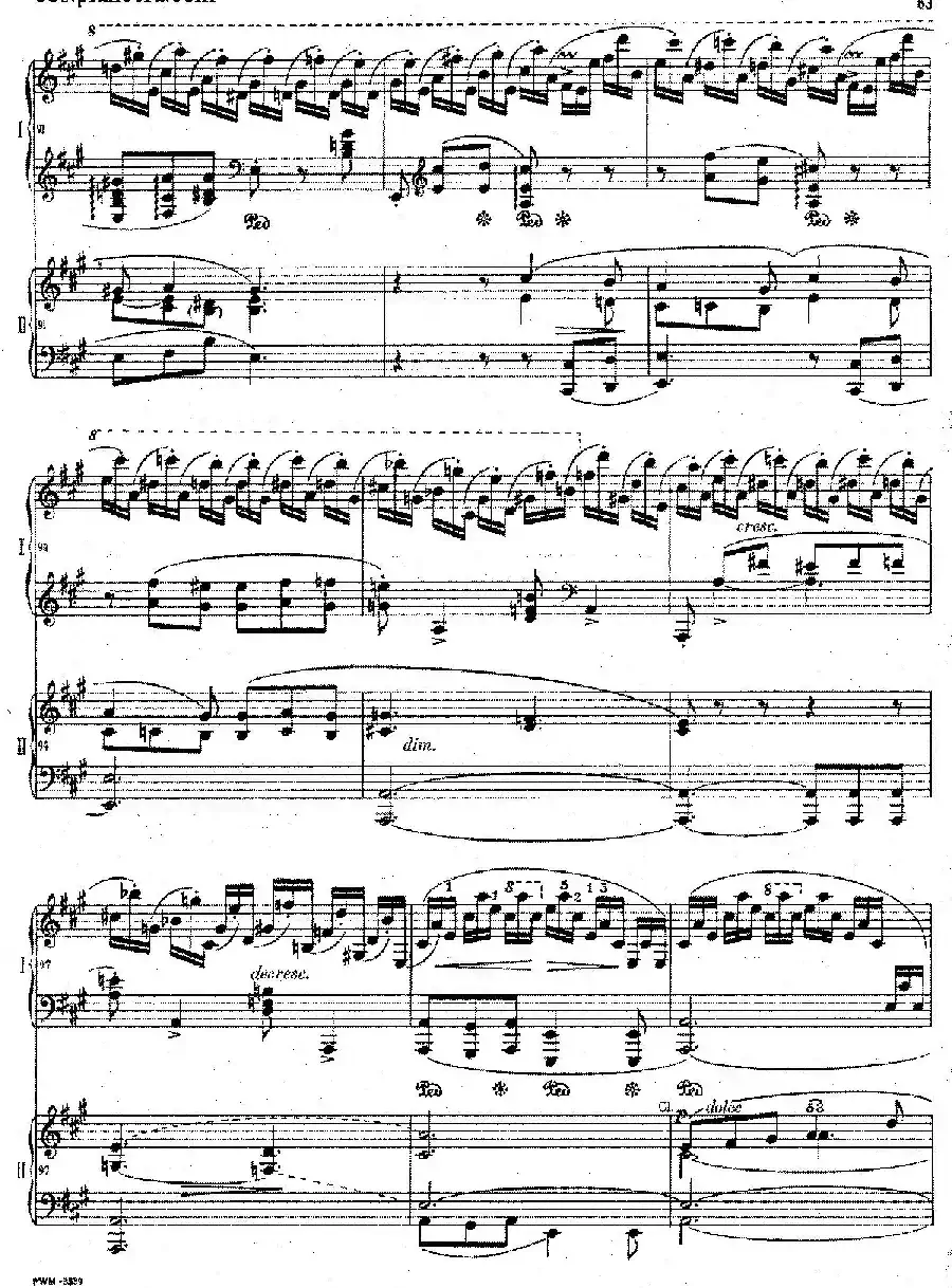 Grand Fantasy on Polish Airs Op.13（华丽的波兰民歌幻想曲·双钢琴版）