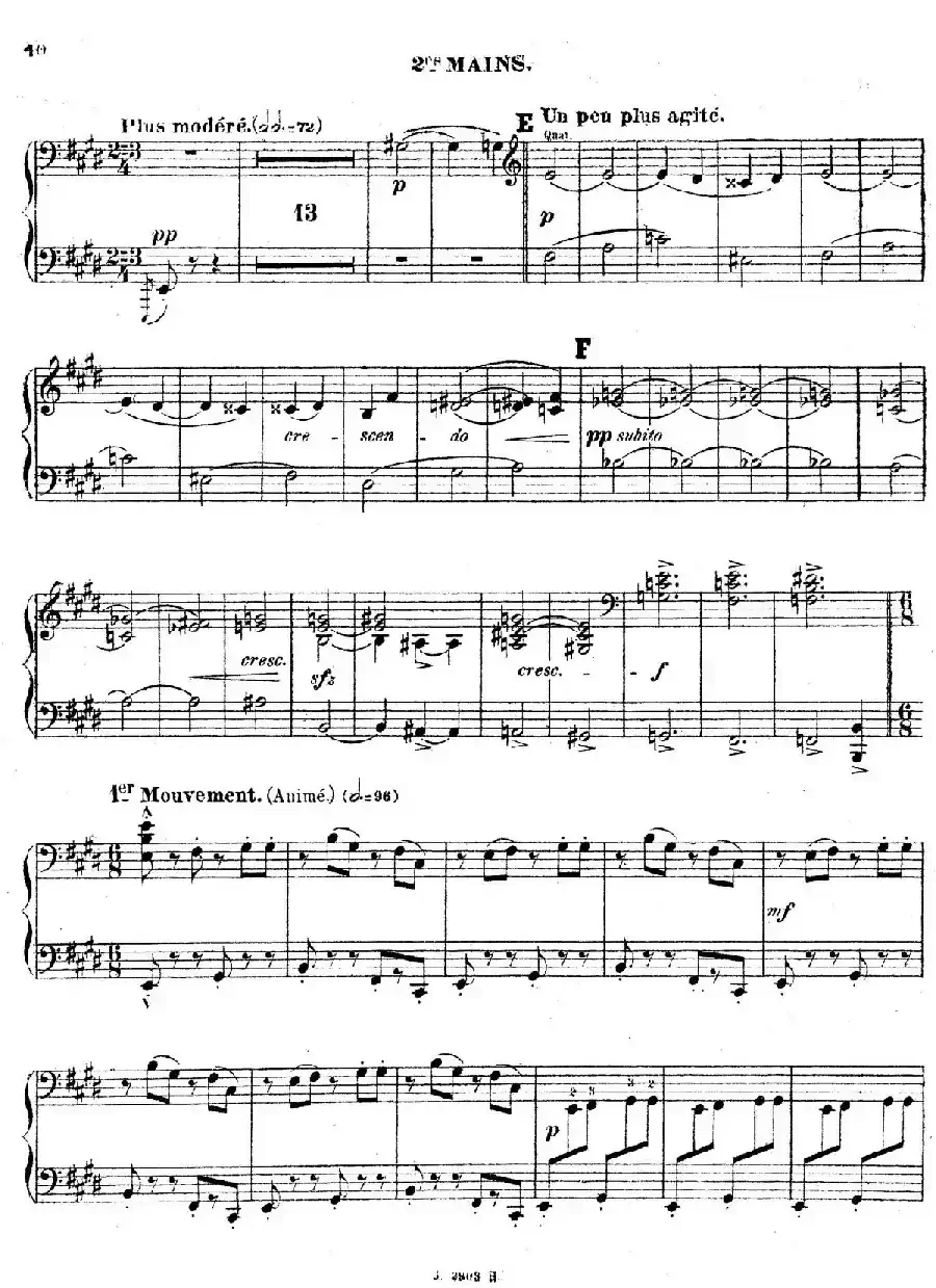 Symphony on a French Mountain Air Op.25（法国山歌交响曲·双钢琴·Ⅲ）